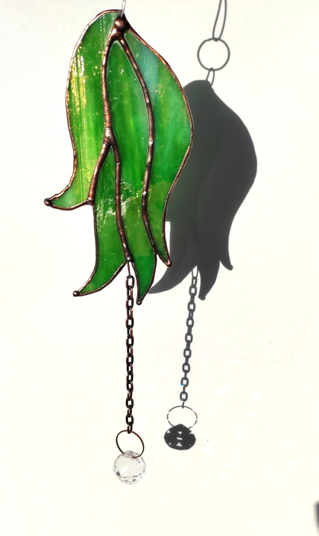 Feuille féerique verte 