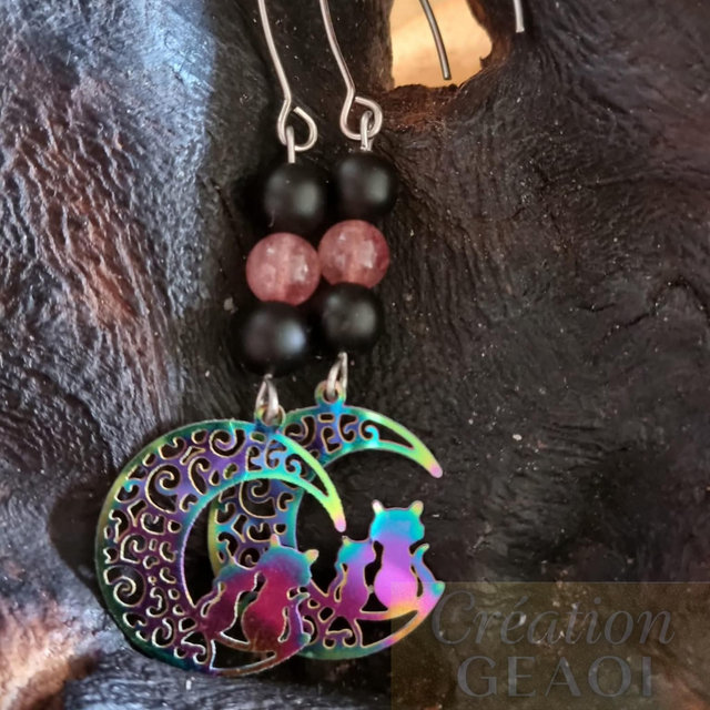 Onyx et quartz fraise 