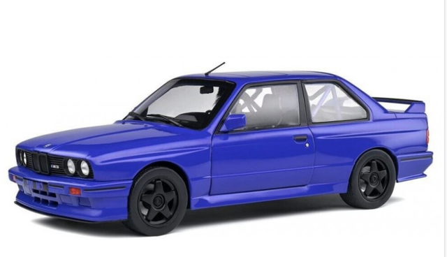 BMW M3 E30 Martine blau Solido 1:18