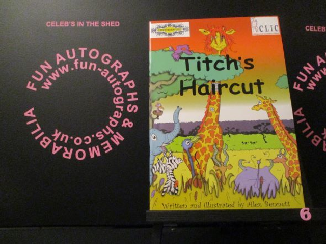 Alex Bennett 'Titch Haircut' Authentic Autographed Magazine Book (6)