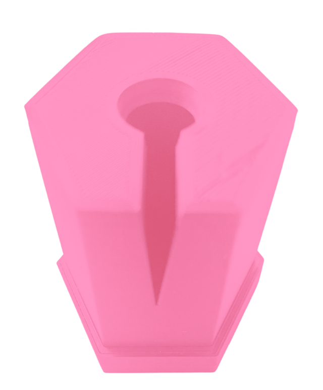 Pink VINYL WEEDING POT bin