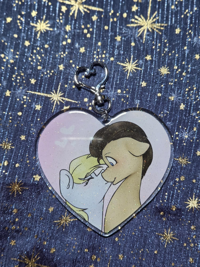 Doctor x Derpy Large Keyring