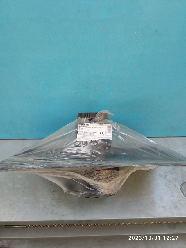 PLA - Adaptateur boisseau N°7 200 x 400 D100 NOIR - 2PLAADA71002040NO 