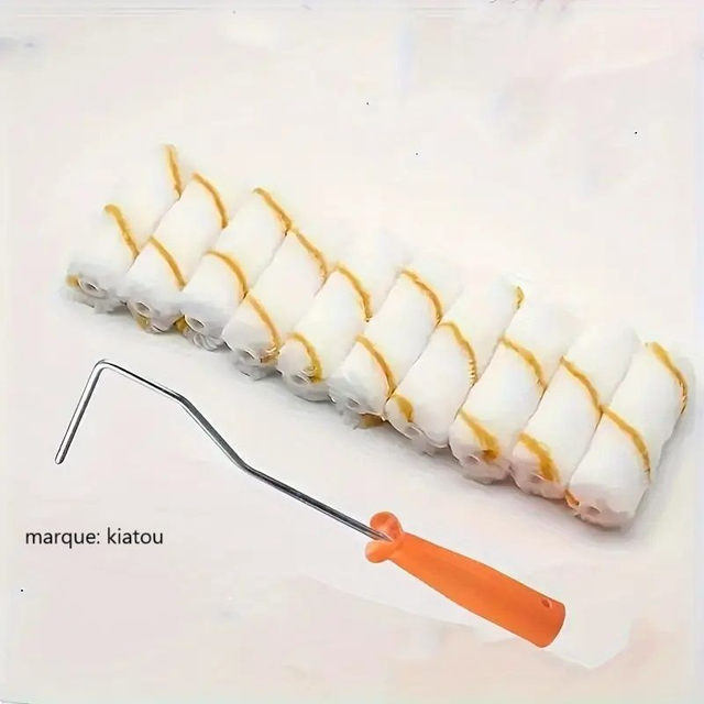 Kit De Pinceaux Rouleaux Avec 10 rouleaux