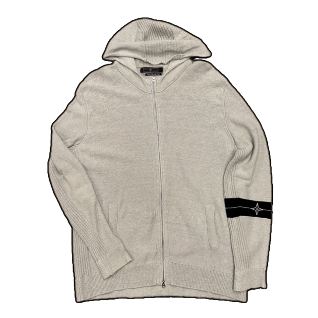 Stone Island Denims Knit Hoodie - XXL