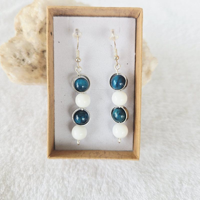 Boucles d'oreilles perles