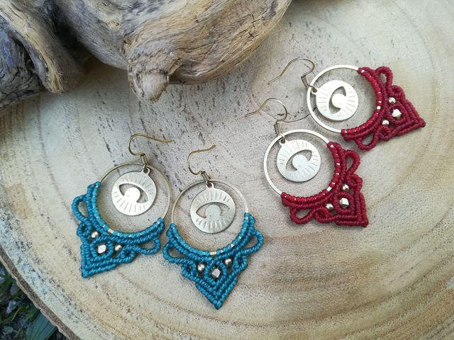 Boucles d'oreilles « NAZARA » ~ Coloris au choix