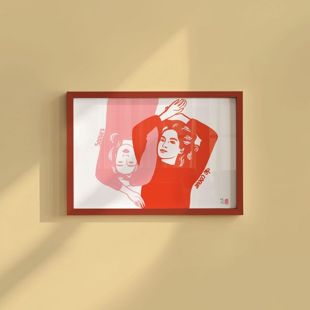 Affiche "Soeur de coeur" A5