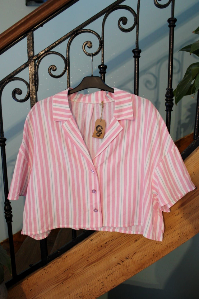 Chemise croptop 