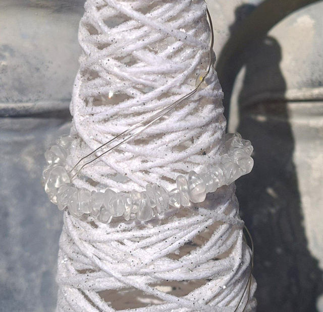 Bracelet baroque Cristal de roche