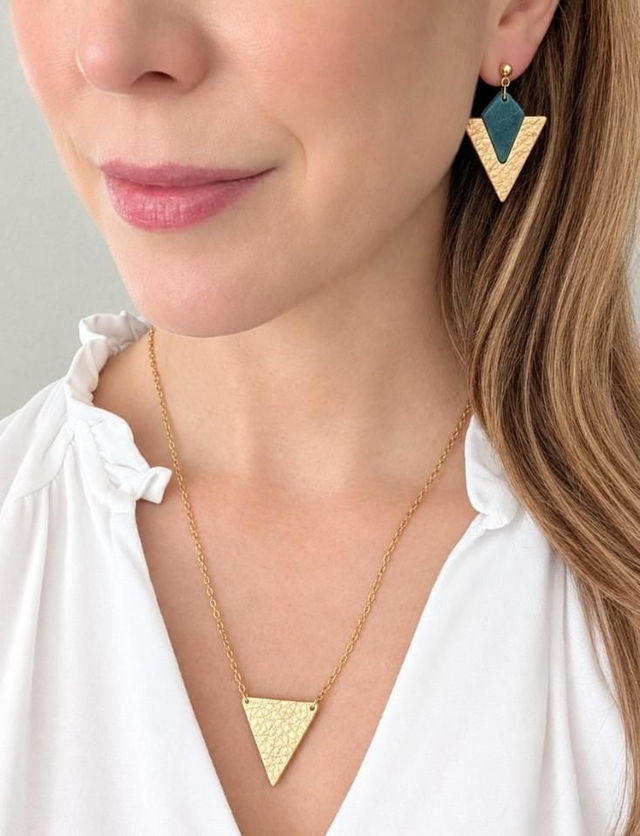 Deco Style Stud Drop Earrings