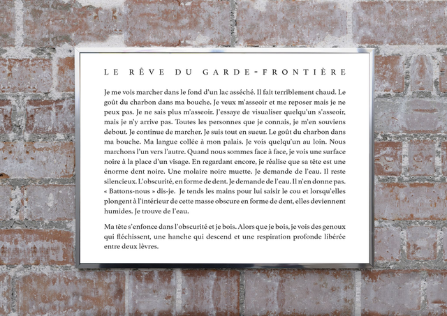 Özgür Atlagan, Le rêve du garde-frontière