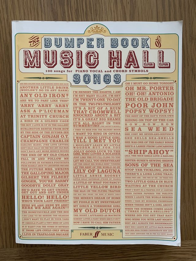 Bumper Book of Music Hall Songs: (Piano, Vocal, Guitar)