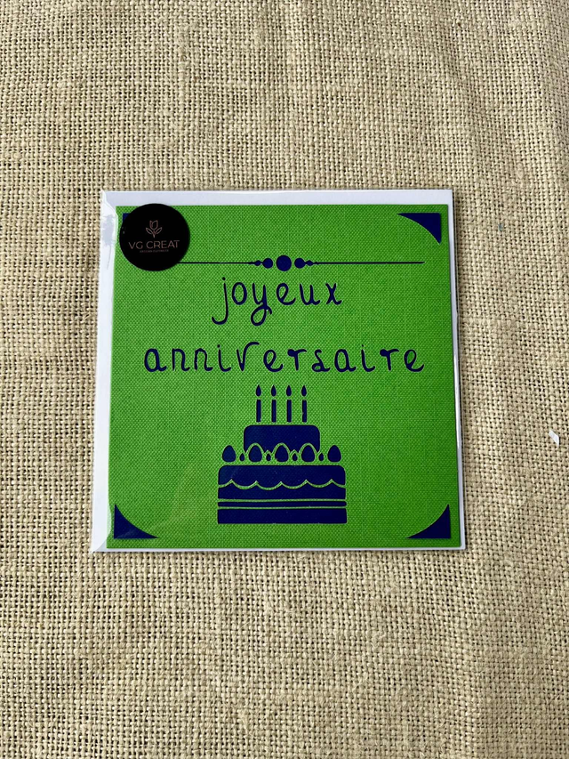 CARTE JOYEUX ANNIVERSAIRE