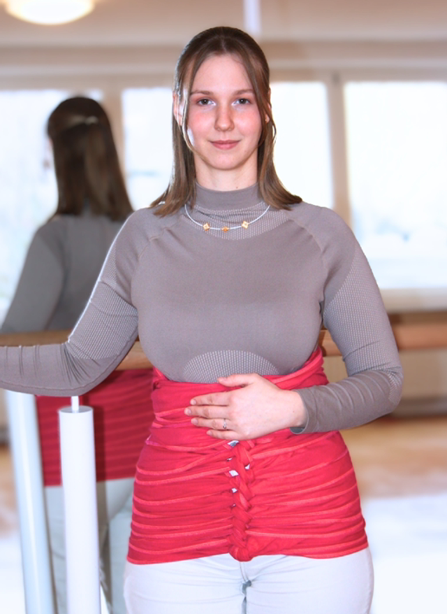 Bengkung Belly Binding | Fuchsia | 100% Bio-Baumwolle | Handmade in Germany