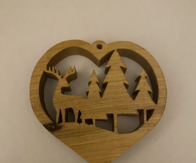 Boule de Noël cœur 2