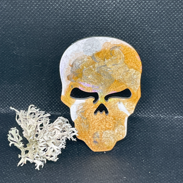 AS3 MAGNET  Skull résine epoxy  4cmx6cm