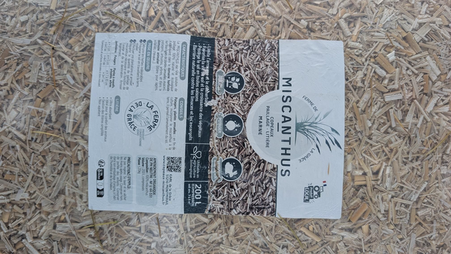 Paillage Miscanthus 200l professionnel 