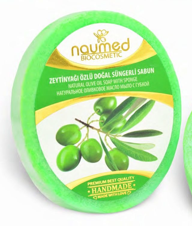 NAUMED Mydło w Gąbce z Oliwą z OLIWEK 135g