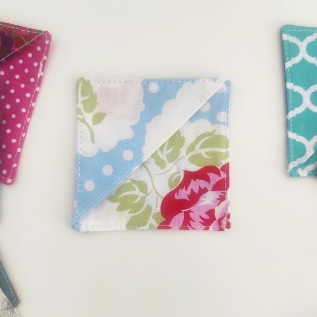 Marque page en coton - shabby