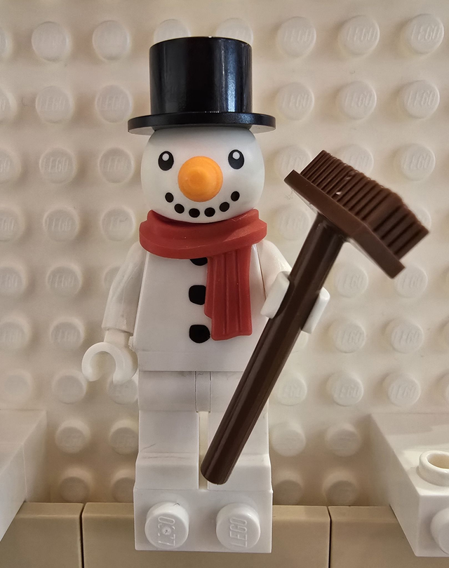 LEGO col400 Schneemann Minifigur
