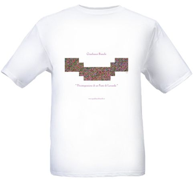 T-Shirt "Disintegrazione di un Prato di Lavanda"