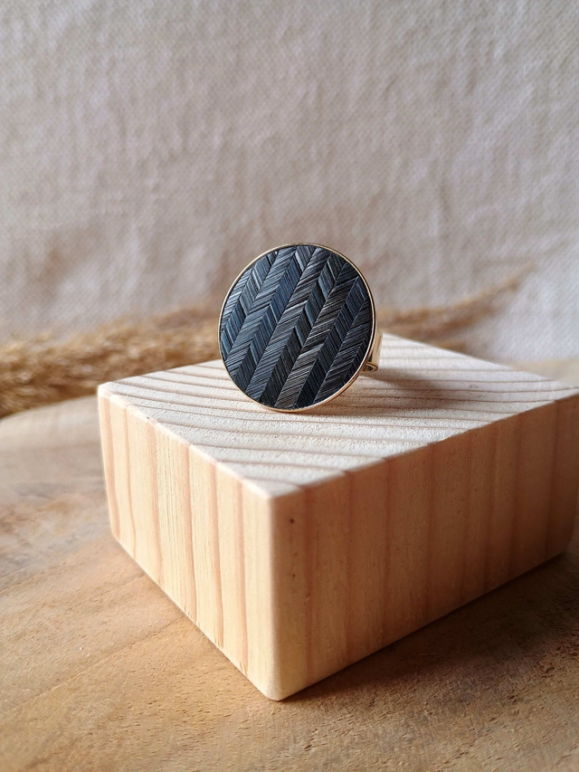 Bague PLATEAU Chevron