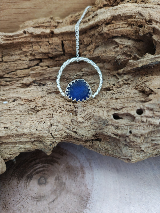 Cobalt Horizon Pendant