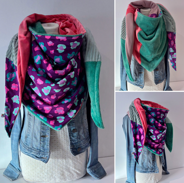 Maxi Chèche Double Patchwork 328