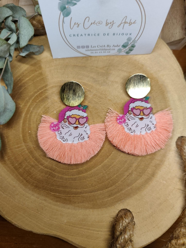 Bo bohème père noël saumon 0000611