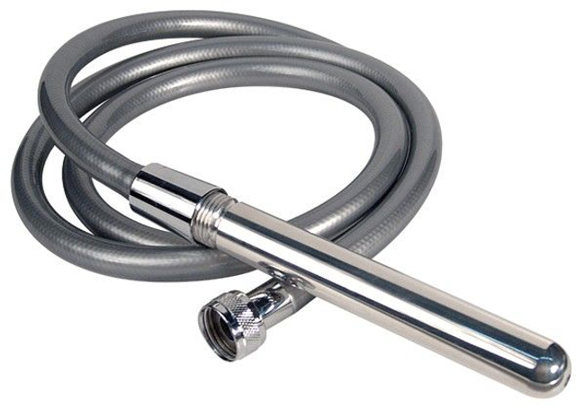 JOYDIVISION Alu-Intimduschstab silber m. Schlauch