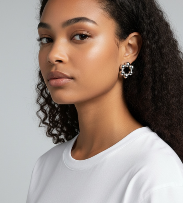 Orecchini Bubble Circle