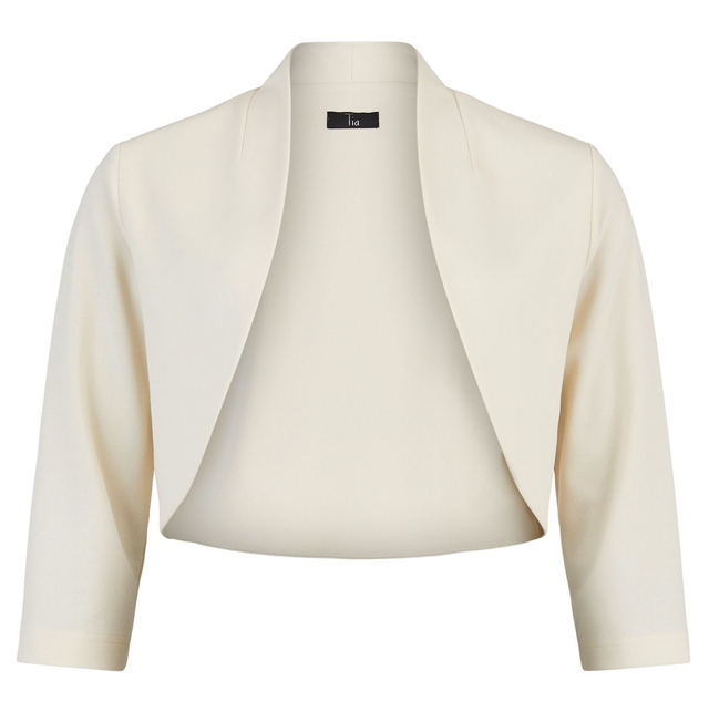 Tia Bolero Jacket (Cream)