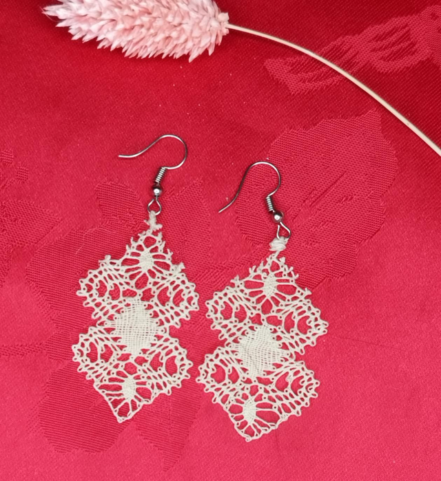 Boucles d'oreilles double araignée 