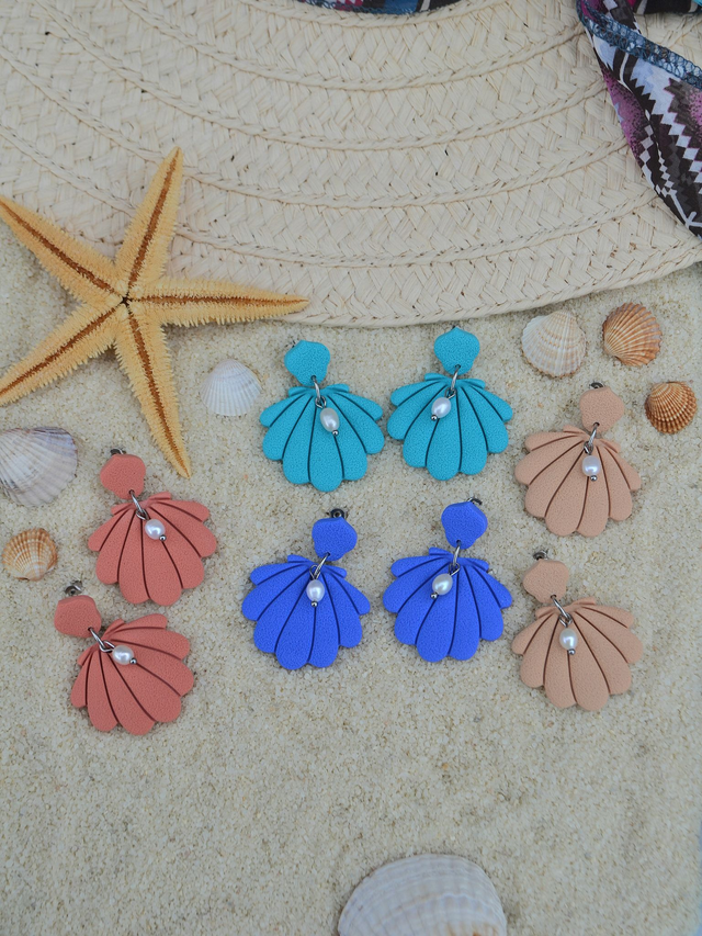 Perle et Coquillage unicolore