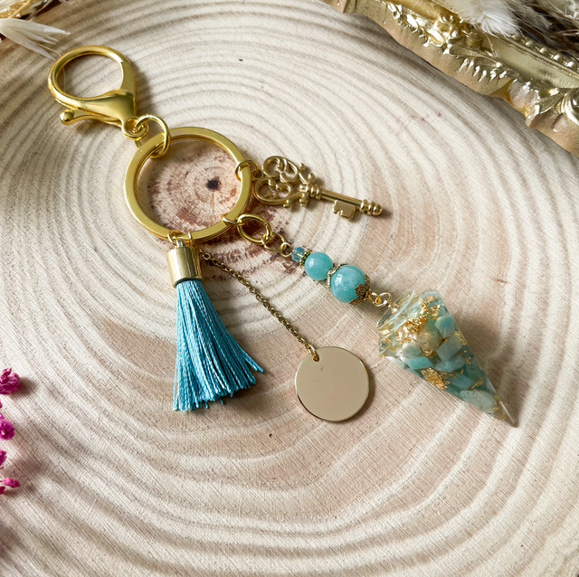 Porte-Clef en Amazonite