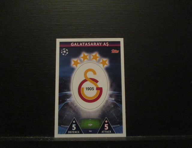 GALATASARAY AS - UEFA Champions League Match Attax 2018/19 Original Trading Card #361