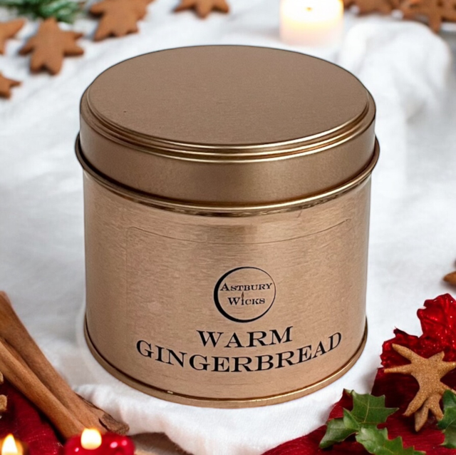 Warm Gingerbread Soy Wax Candle ~ 165g