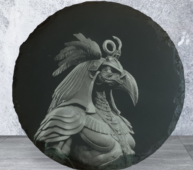 Slate Coaster - Egyptian God