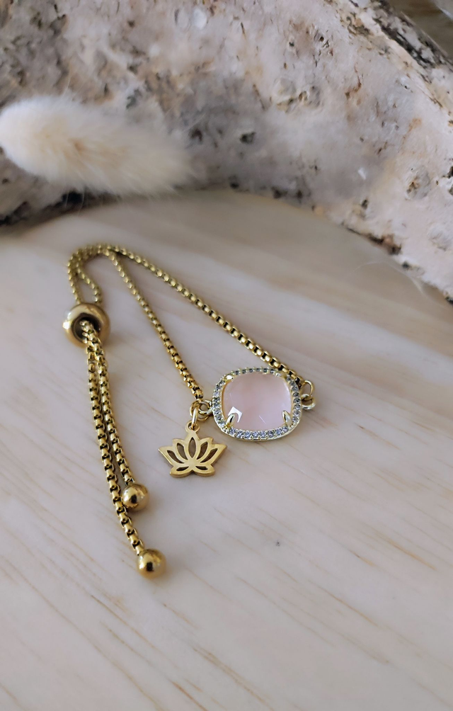Bracelet Quartz rose