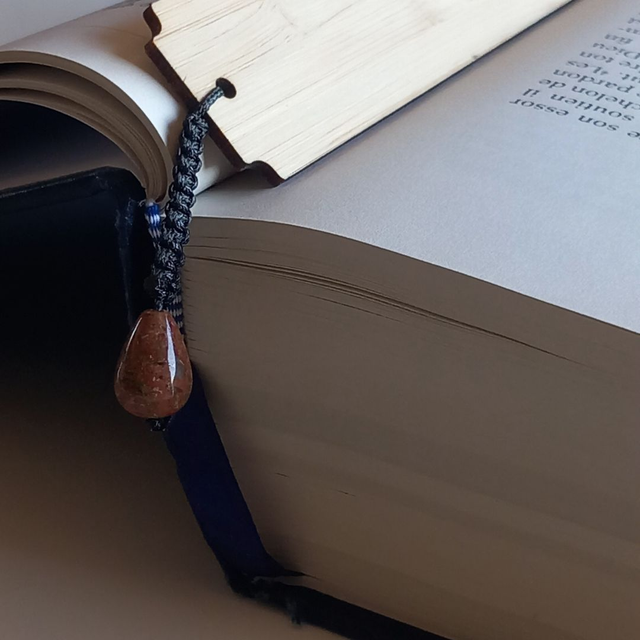 Marque-pages en Unakite