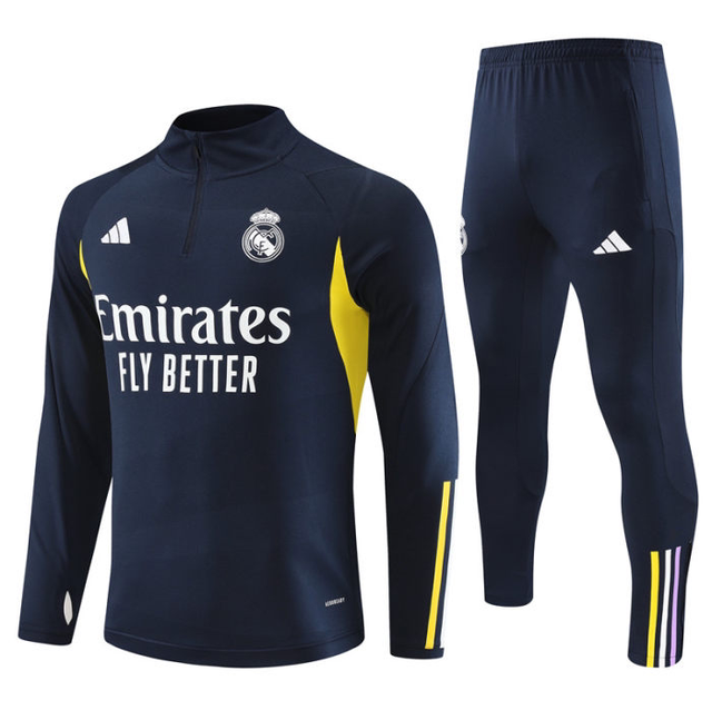 Adult Real Madrid CF 2023-2024 Quick Dry Casual bleu foncé 