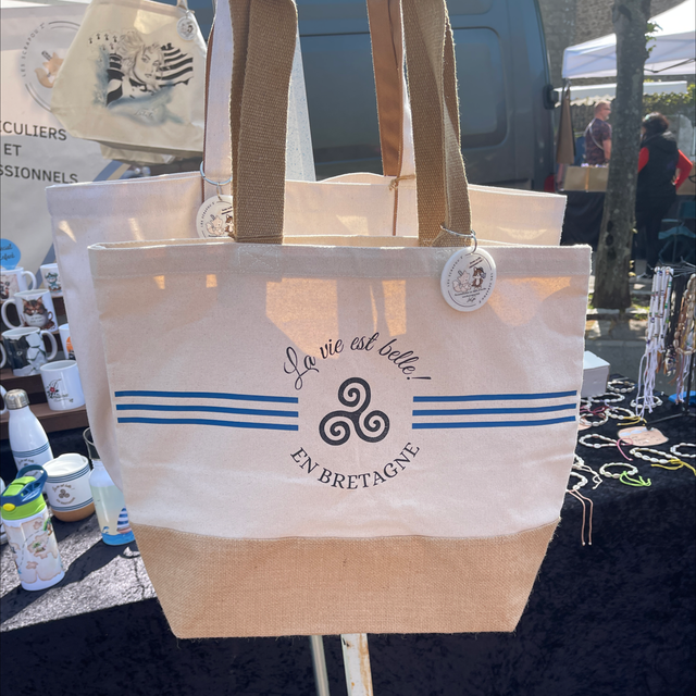 Cabas Cotton et jute