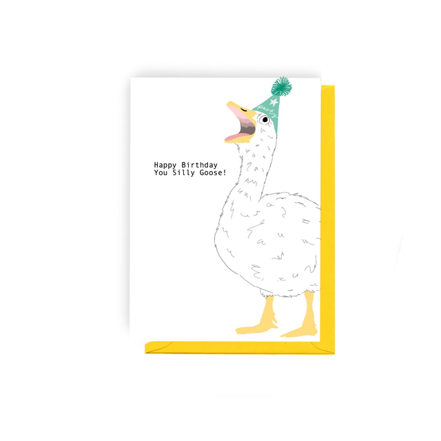 Birthday Silly Goose - A6 Birthday Card