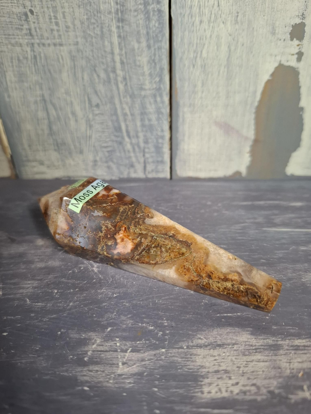 Moss Agate Wand