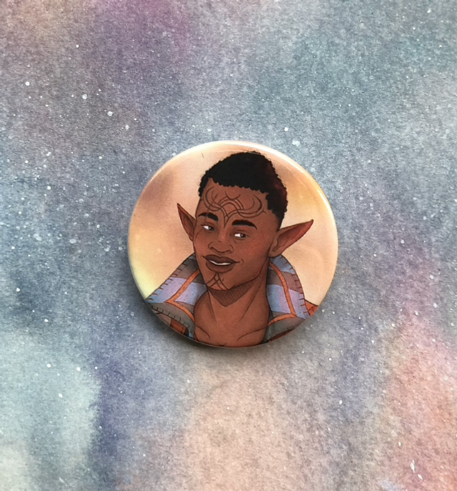 Dragon Age - Davrin Button-B26