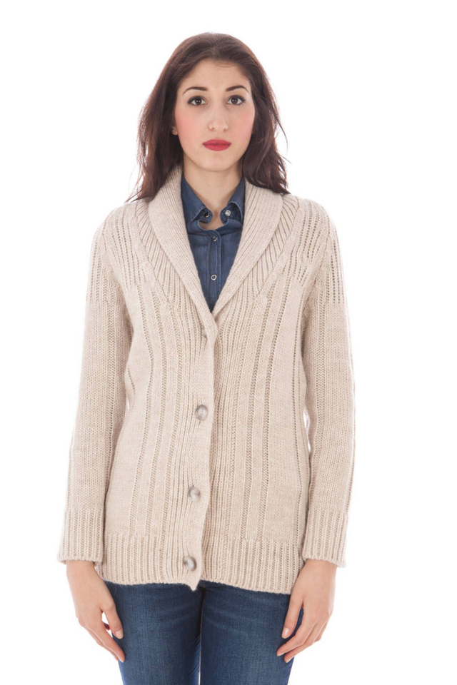 FRED PERRY CARDIGAN DONNA BEIGE