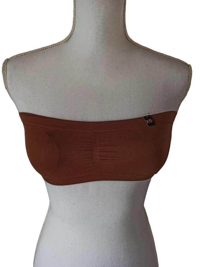 Brassière sans bretelle XS marron (Undiz) 