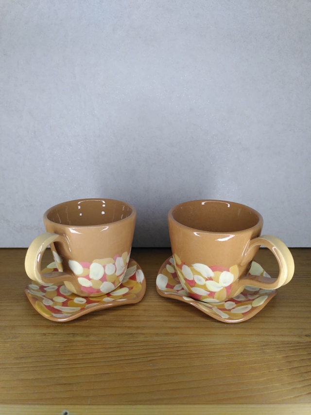 SET x2 Tazzine caffè+piattini quadrati (AUTUNNO/INVERNO)