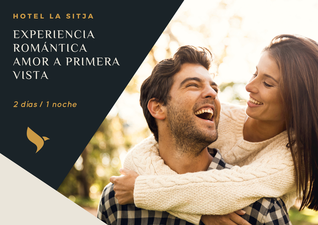 EXPERIENCIA Romántica  (2días/ 1 noche) AMOR A PRIMERA VISTA para 2 personas.
